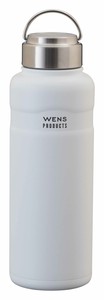 WENS PRODUCTS ウェンズプロダクツ 真空断熱ハンドル付スクリューボトル　ホワイト　AWPB-1000WH