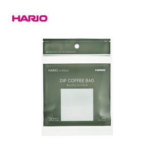 2023新作『HARIO』ディップコーヒーパック 30枚チャック付袋入り O-DCB-1   (ハリオ）