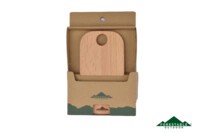 アウトドア・キャンプ用木製食器　FORESTABLE（フォレスタブル）スクエアボード80