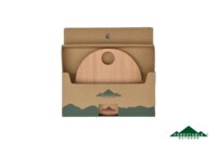 アウトドア・キャンプ用木製食器　FORESTABLE（フォレスタブル）ラウンドボード105