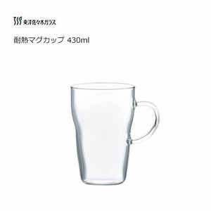 耐熱 マグカップ 430ml クリア  東洋佐々木ガラス TH-402-JAN ホウケイサンガラス