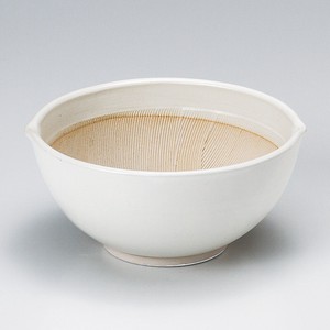 白マット4.2スリ鉢　　【日本製　陶器】