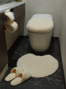 Toilet Mat Slipper Marshmallow Made in Japan