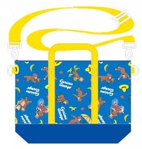 Shoulder Bag Curious George Water-Repellent 2-way