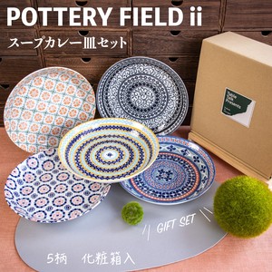 ポタリーフィールド2 スープカレー皿セット【日本製　美濃焼】