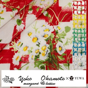 有輪商店 YUWA 岡本洋子さん シャーティング ”margaret＆lattice”[A:Red] /全5色/生地 布 / YO829766