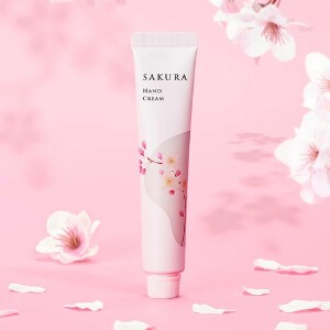 SAKURA Hand Cream Mini Cherry Blossoms Made in Japan