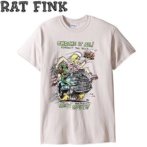 RAT FINK ラットフィンク Tシャツ  CHROME IT ALL