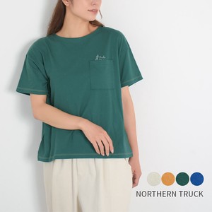 NORTHERN TRUCK Tシャツ 半袖 カットソー プルオーバー レディース ワンポイント プリント nt-necq3362