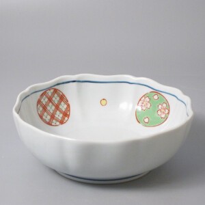 【有田焼】からし絵/錦丸紋　八方なぶり小鉢 日本製 和食器 取鉢　お買い得品