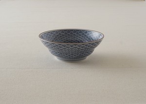 Hasami ware Side Dish Bowl Seigaiha Made in Japan