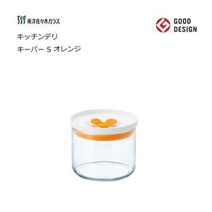 保存容器 キーパー S オレンジ キッチンデリ 東洋佐々木ガラス B-60802-OR-JAN