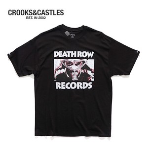CROOKS&CASTLES【クルックスアンドキャッスルズ】DEATHROW RECORDS S/S TEE Tシャツ メンズ