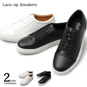 【luxury collection】スニーカー メンズ ローカット 靴 靴ひも フェイクレザー 合成皮革