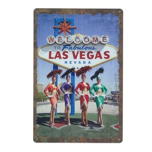 海外 ポスター 「ラスベガス」 メタル製　アート　A4サイズ　アメリカン雑貨