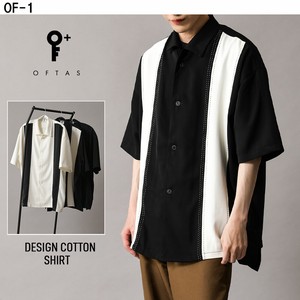 【訳あり商品 返品不可】OFTAS デザインコットンシャツ