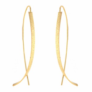 Pierced Earrings Gold Post Gold Jewelry Made in Japan