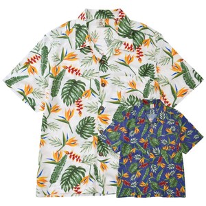 Button Shirt Summer Casual Aloha L M