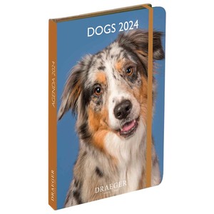 ドレジャー 2024年 ポケットアジェンダダイアリー スケジュール帳 DOGS 犬 2023新作