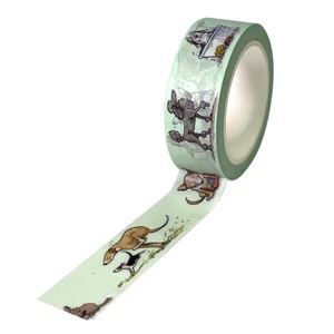マスキングテープ 和紙テープ 1.5cm×10M アニタ・ジェラーム「犬の生活」動物 文房具 2023新作