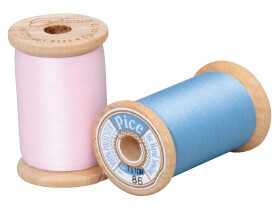 【手縫い糸】フジックス PICE ピセ 60/200m 家庭用 35色