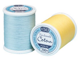 【手縫い糸】フジックス パッチワークコトン 50/200m 家庭用 35色