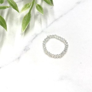 Silver-Based Pearl/Moon Stone Ring Rings Clear
