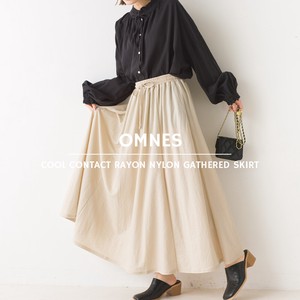 Jumper Dress Nylon Rayon Gathered Skirt Cool Touch