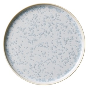 ZUK 藍晶7.5丸浅口切立皿　　【日本製　磁器】