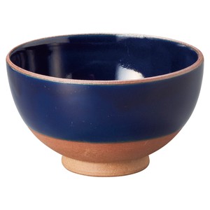 ソイルネイビーソイル茶碗　　【日本製　陶器】