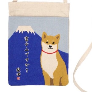 Tote Bag Mini Mount Fuji Dog Shibata-san