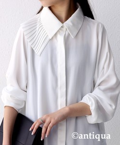 Antiqua Button Shirt/Blouse Long Sleeves Ladies'