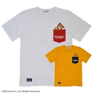 T-shirt Bicolor San-x T-Shirt Pocket Rilakkuma