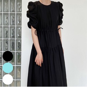 Casual Dress Chiffon Spring/Summer black Long One-piece Dress