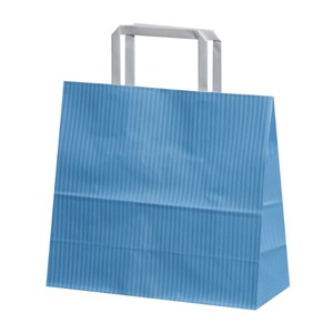 紙袋 パックタケヤマ 紙手提袋 H平24 クリスタルブルー