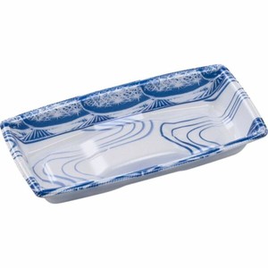 刺身・鮮魚容器 エフピコ 角盛鉢20-10(30)A 水紋青