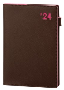 24年度版 日付入り手帳 カラーエッジダイアリー  B6サイズ マンスリー RFD2429