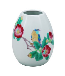 Kutani ware Flower Vase Bird