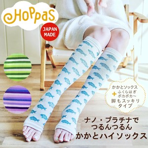 Socks Long Socks Border Made in Japan