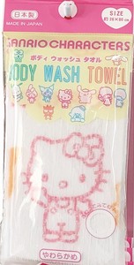 Bath Towel/Sponge Sanrio M Made in Japan