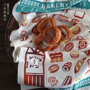 Tenugui Towel Mandarin Orange Bread Made in Japan