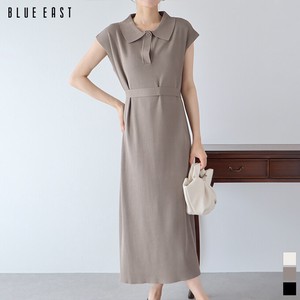 Casual Dress Knitted I-line Long Knit Dress