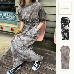 Casual Dress Color Palette Long Casual New color One-piece Dress Ladies' Drawstring