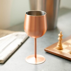 【DULTON　ダルトン】STAINLESS STEEL WINE GLASS MAT COPPER ステンレス スチール ワイン グラス