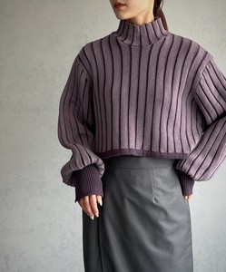 Sweater/Knitwear volume striped sweater M