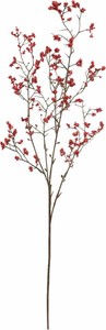 【造花】ムラサキシキブスプレー　レッド　FG　−5279R