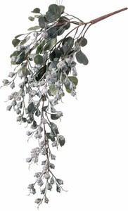 【造花】ユーカリテトラゴナハンギング　ホワイトグリーン　FG　−5287W／G
