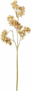【造花】メタリックアキレアブランチ　ホワイトゴールド　FS　−6213WGO