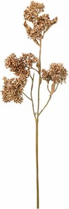 【造花】メタリックアキレアブランチ　ブラウンゴールド　FS　−6213BGO