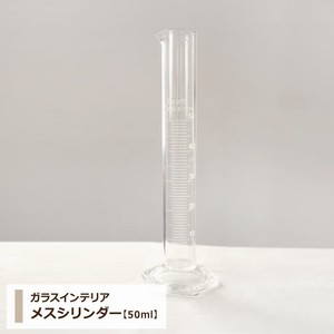 ガラスインテリア 【 メスシリンダー 】花瓶　フラワーベース